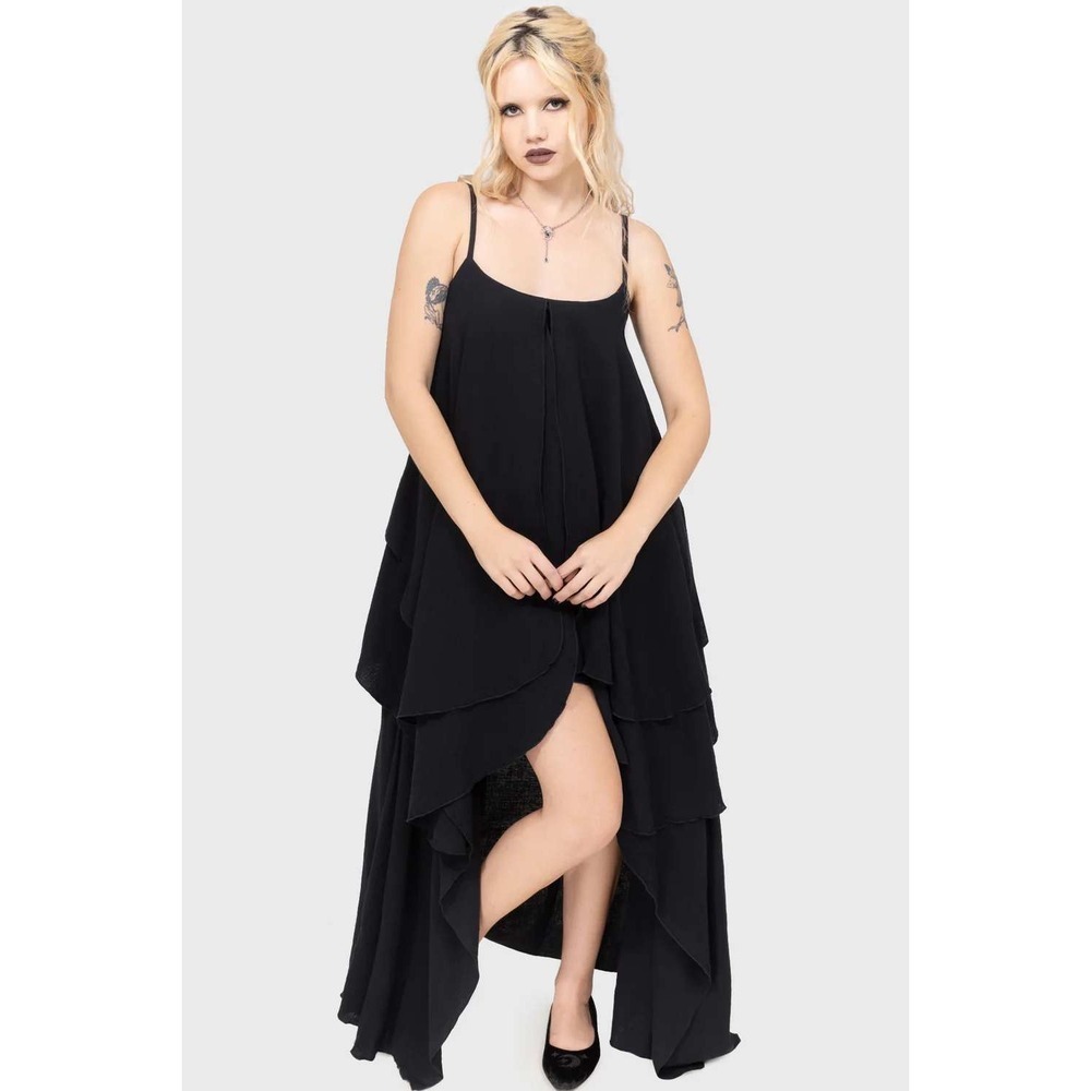 Killstar shadowstrall summer fairy tiered dress